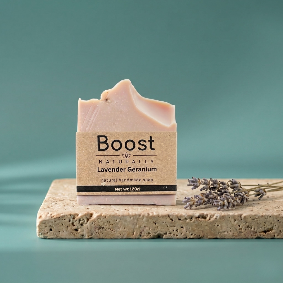 Lavender Geranium  Natural Handmade Soap