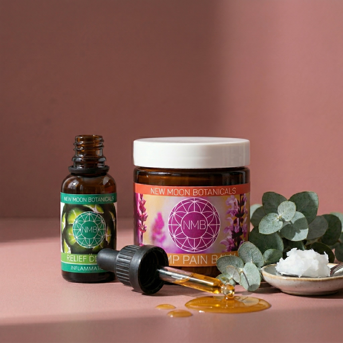CBD Relief Drops + Herbal Pain Balm Bundle | The Joint & Muscle Pain Relief Duo