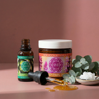 compare product CBD Relief Drops + Herbal Pain Balm Bundle | The Joint & Muscle Pain Relief Duo