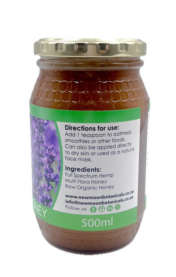 Raw CBD Honey -500ml - Image 3
