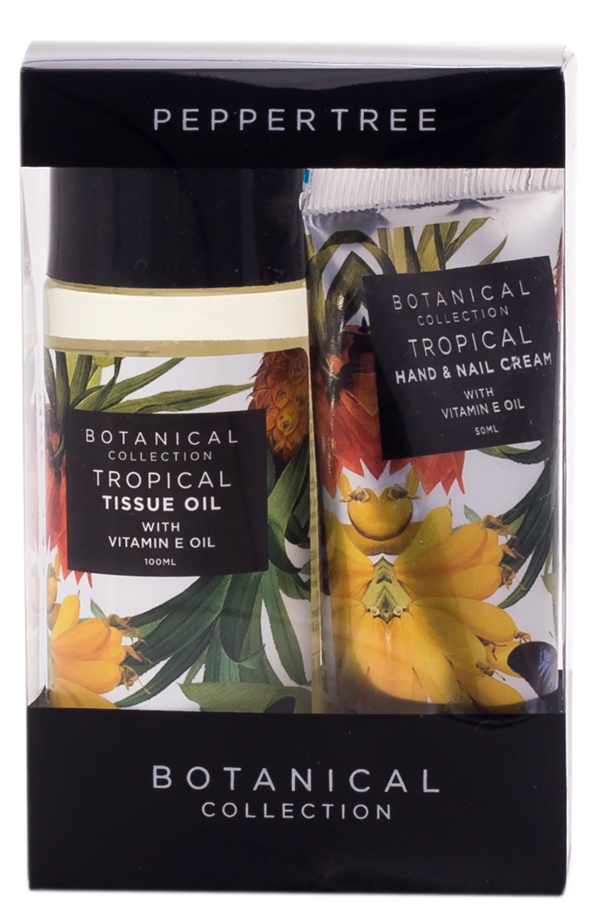 Tropical Tissue Oil & Hand & Nail Cream Pamper Pack 100 ml + 50 ml